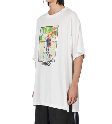 MASKED CYCLUST BIG TEE WHITE