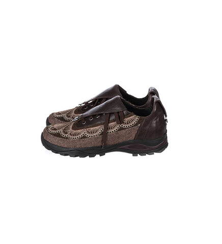 CHALICE LACE UP DARK BROWN