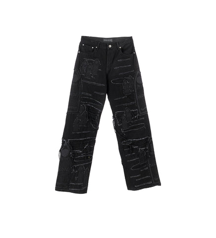 ULTRA FLARE WINDOWED DENIM COAL