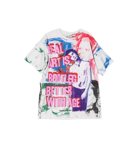 BOOTLEG ALL OVER PRINT TEE LARGE