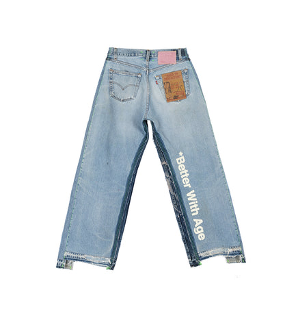 BAGGY JAWN DENIM PANTS INDIGO #2