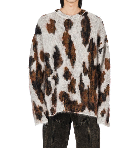 ENTOURAGE KNIT SWEATER COW