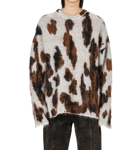 ENTOURAGE KNIT SWEATER COW