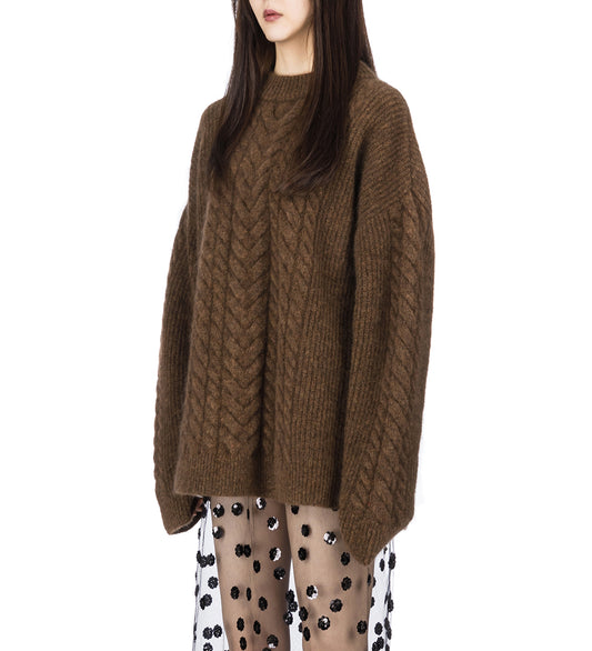 ANETTE JUMPER FALL BROWN