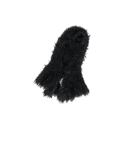 CARLA KNITTED HEADDRESS JET BLACK