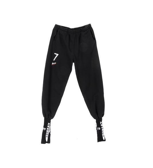 STIRRUP SWEATPANTS WASHED BLACK/BLACK