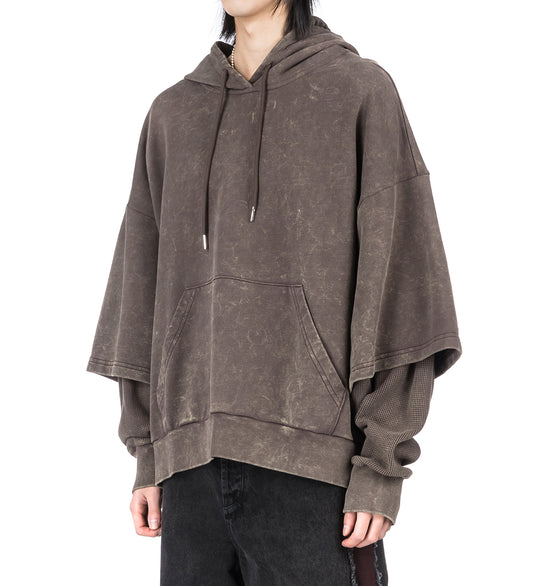 SWAMP HOODIE BROWN MIST