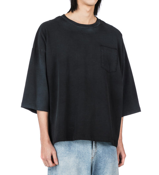 OVERSIZED SS POCKET TEE DARK NAVY