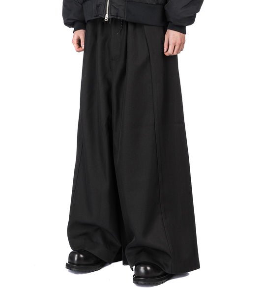 CLOAK TROUSERS PITCH BLACK