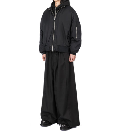 CLOAK TROUSERS PITCH BLACK