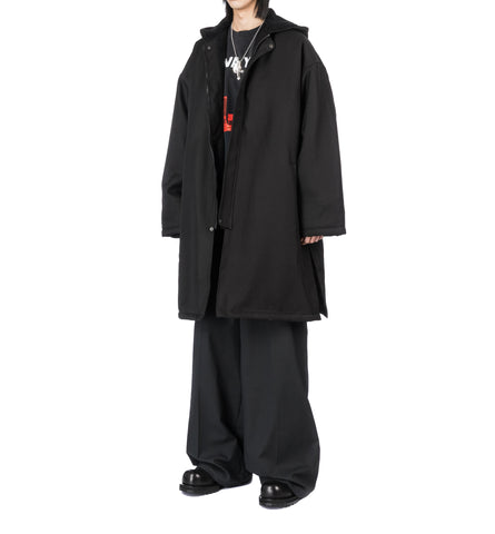 CLOAK BOMBER COAT PITCH BLACK