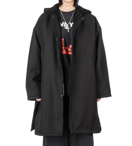 CLOAK BOMBER COAT PITCH BLACK