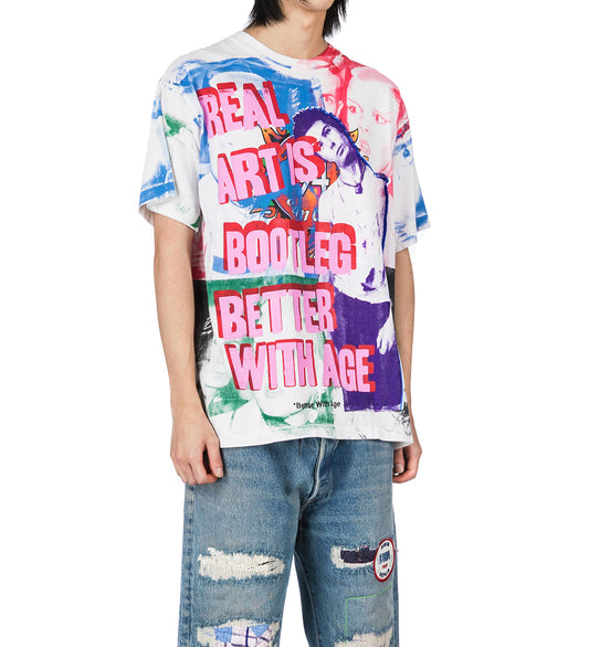 BOOTLEG ALL OVER PRINT TEE LARGE