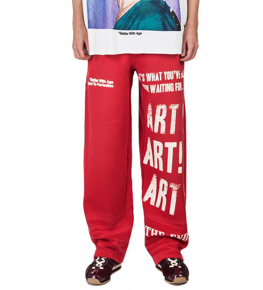 SUPERFICIAL SWEATPANTS RED