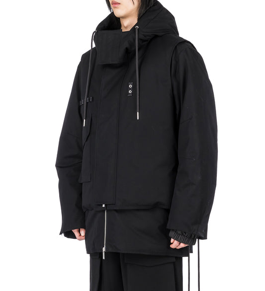 ARCTIC DOUBLE PUFFER BLACK