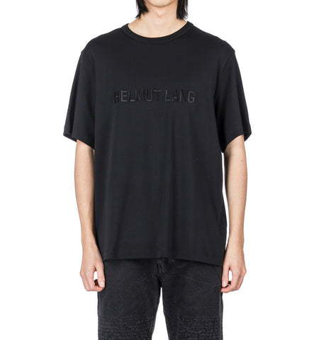 RELAXED FIT LOGO TEE BLACK