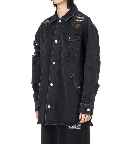 APEX DENIM SHIRT BLACK