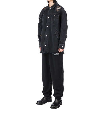 REVERSE NY SWEATPANTS BLACK