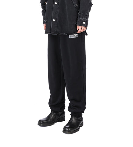 REVERSE NY SWEATPANTS BLACK