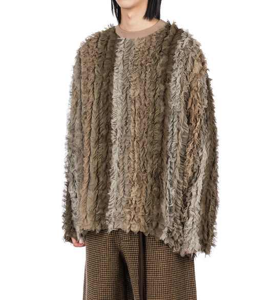 OVERSIZED PULLOVER TAUPE