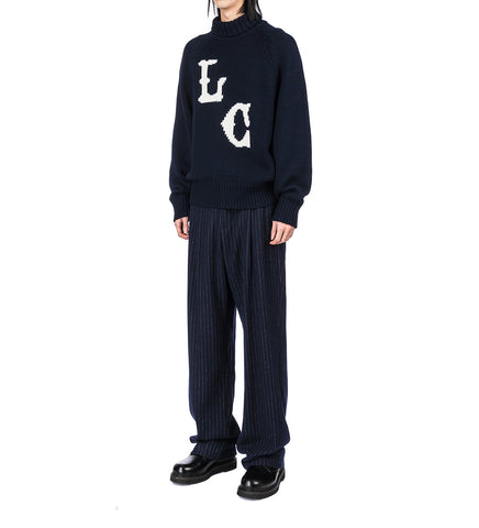 LC ROLL NECK JUMPER NAVY