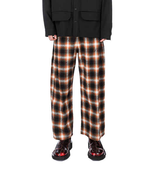 ECLIPSE PANTS BLACK/RED PUNCH CHECKS