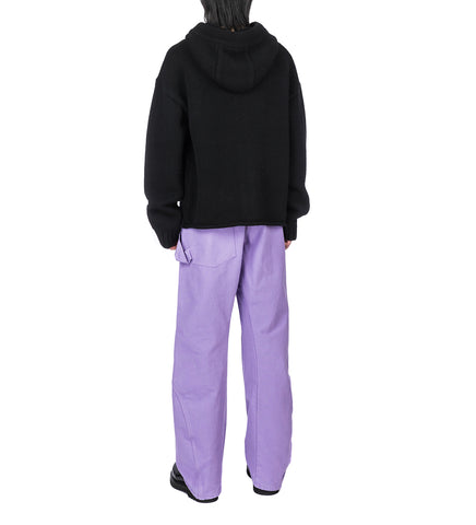 TWISTED WORKWEAR TROUSERS PURPLE