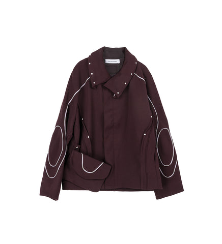 CHALICE JACKET W BAG MAROON