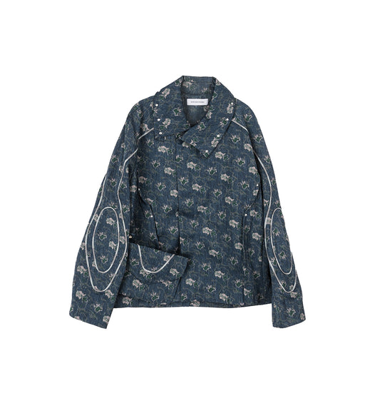 CHALICE JACKET W BAG FLORAL JACQUARD