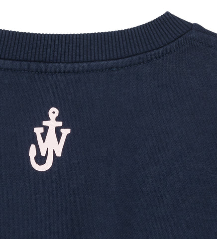 REAL SLEEP PRINTED SWEATSHIRT DARK NAVY