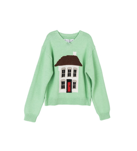 GRAPHIC JUMPER SPEARMINT