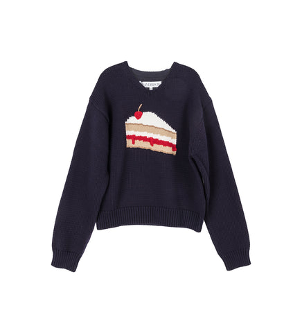 GRAPHIC JUMPER BLUE