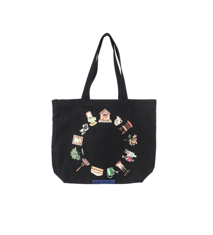 CANVAS TOTE BLACK