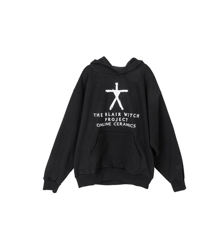 ONLINE CERAMICS X THE BLAIR WITCH LOGO HOODIE BLACK