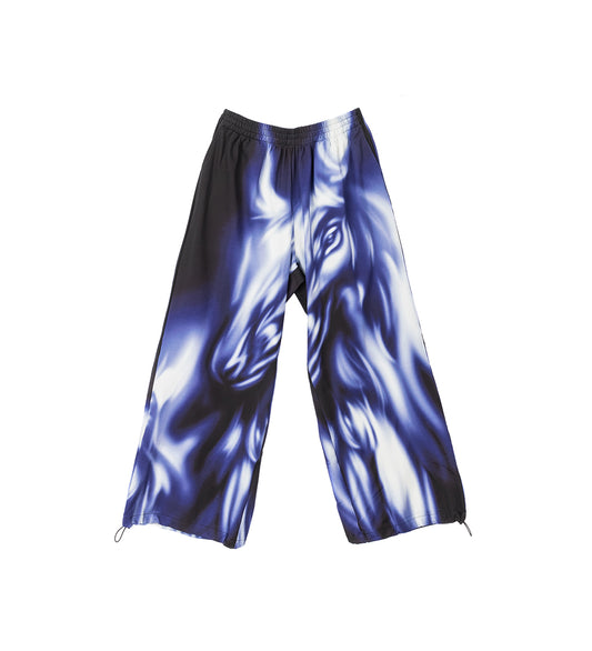 TRACKSUIT PANTS BLACK/LILAC