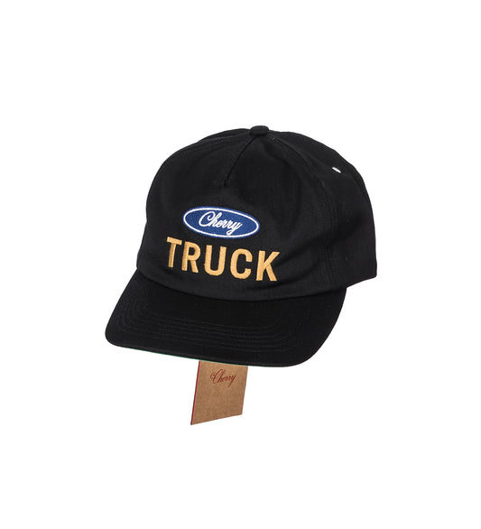 5 PANNEL TRUCK HAT BLACK