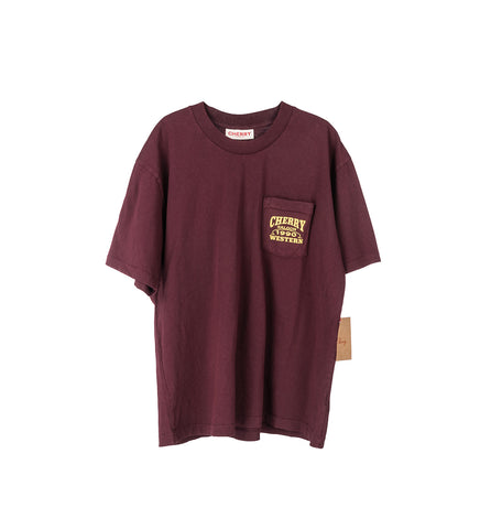 POCKET T-SHIRT MAROON