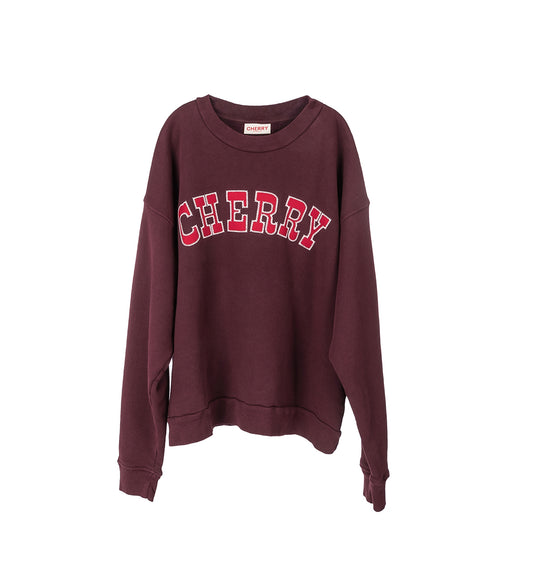 LOGO CREWNECK MAROON