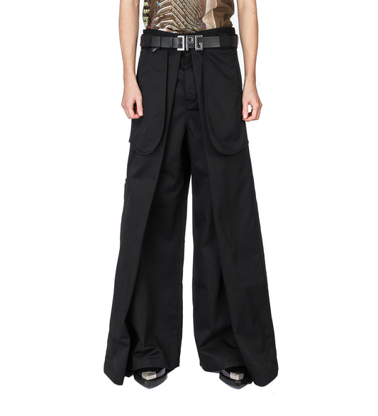 JEAN PAUL GAULTIER X SHAYNE OLIVER THE WRAP PANTS BLACK