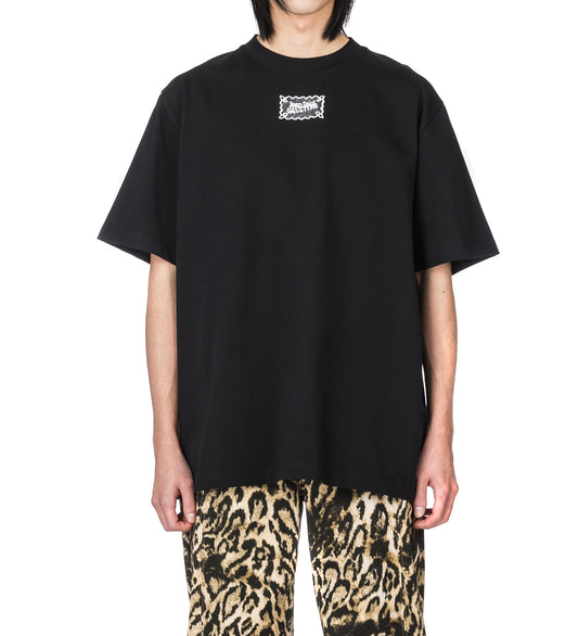 LACE LABEL OVERSIZED TEE BLACK