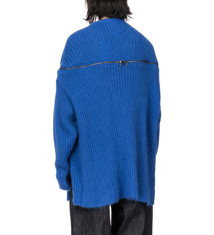 ZIPPER KNIT BLUE