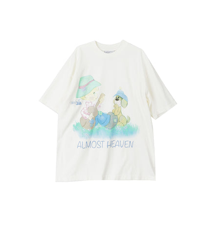 PRECIOUS MOMENTS ALMOST HEAVEN SS TEE WHITE