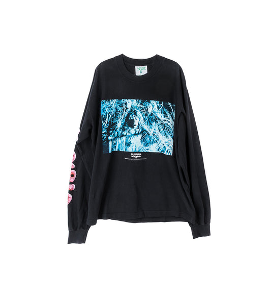 ONLINE CERAMICS X SUSPIRIA THE ONLY THING MORE TERRIFYING LS TEE BLACK