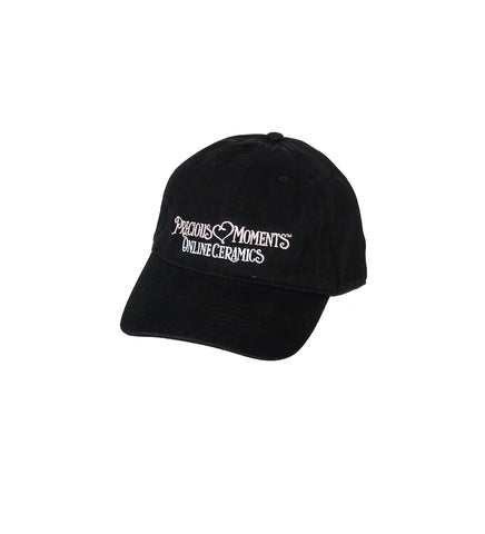 PRECIOUS MOMENTS HEART LOGO HAT BLACK