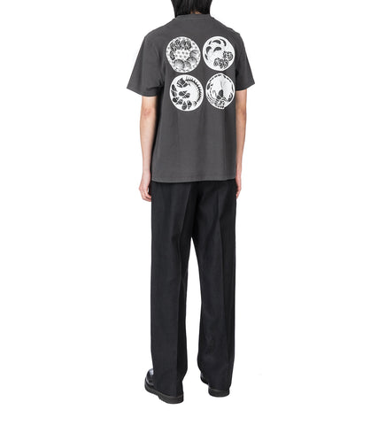 BOX T-SHIRT BLACK PLATES PRINT