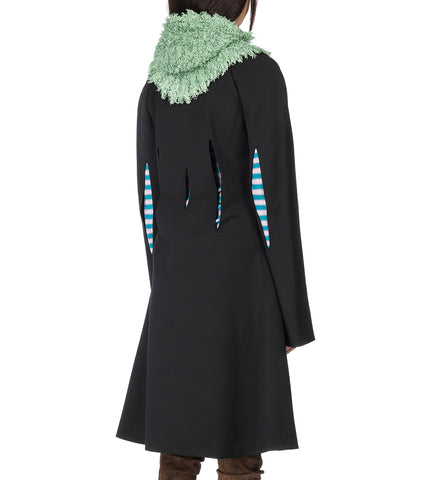 BOWIE TOAILORED DRESS CROW BLACK