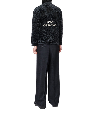 TWEED PANTS NAVY