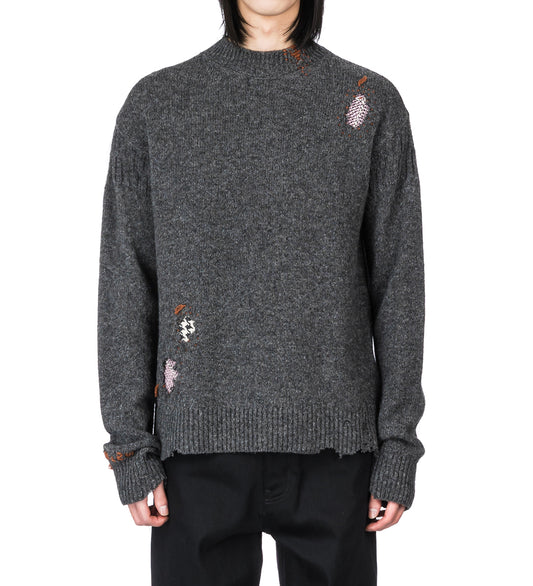 ROUNDNECK SWEATER GREY