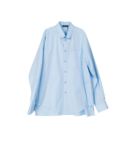 PIERCED LONGSLEEVE SHIRT BLUE