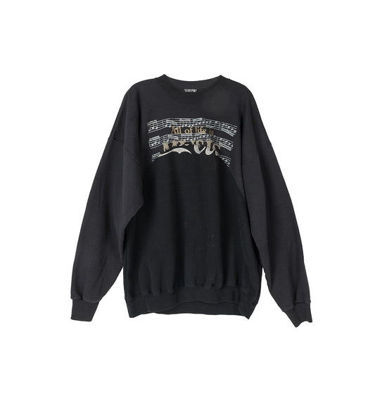 WAVE CREWNECK BLACK #5